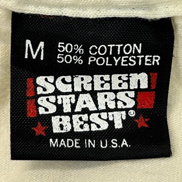 Vintage 80s Washington DC T Shirt Mens S Small Ivory Travel Tourist Tourism Tee - Picture 9 of 11